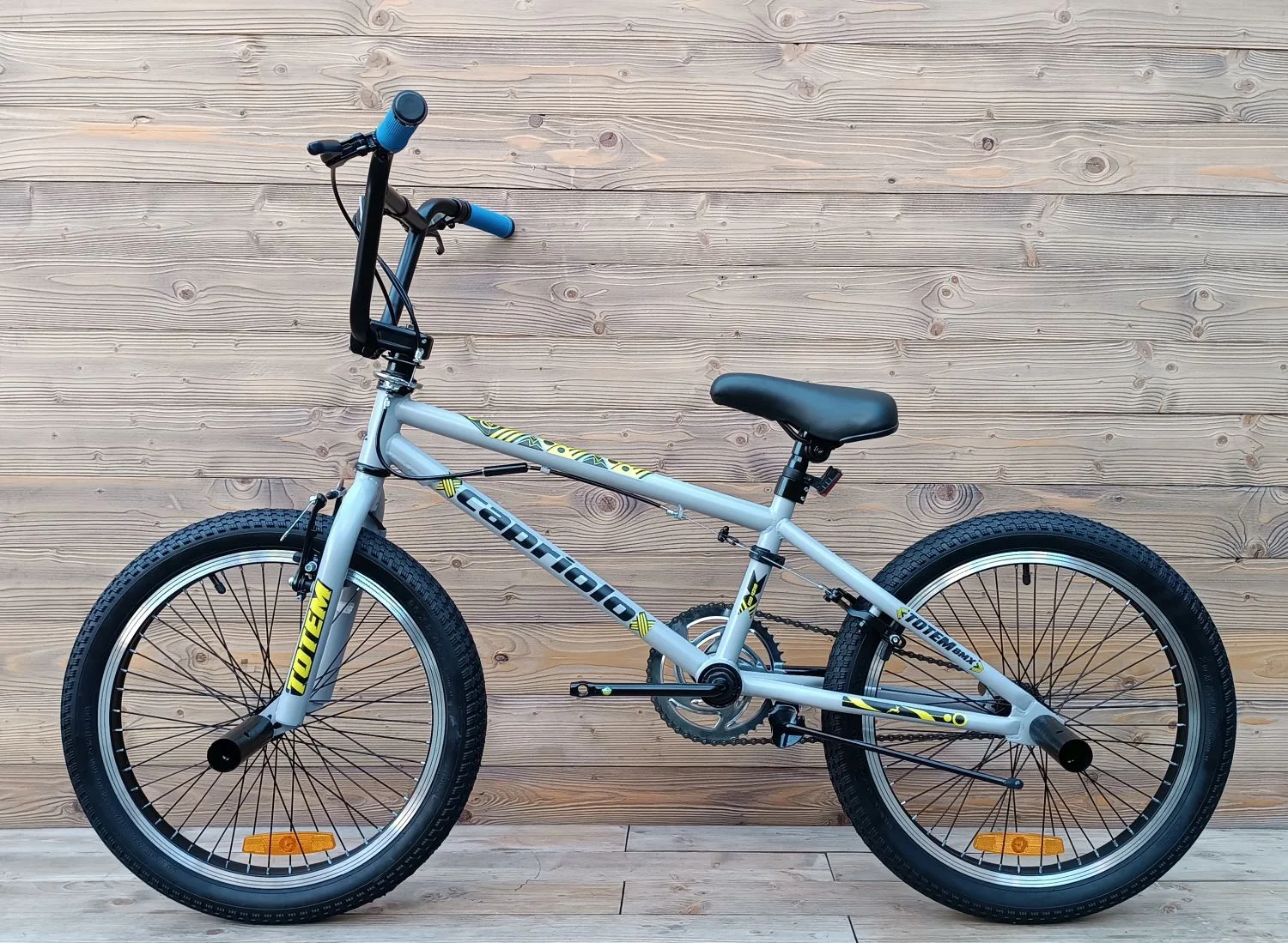 Bicicleta BMX 20 Capriolo Totem gri galben